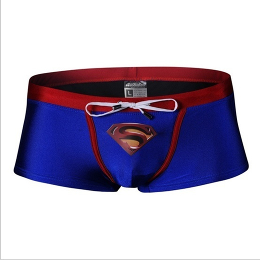 mens superman swim trunks