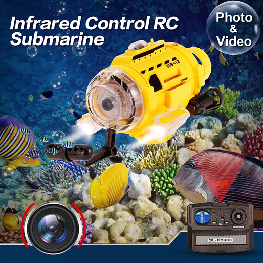 underwater rc submarine with camera