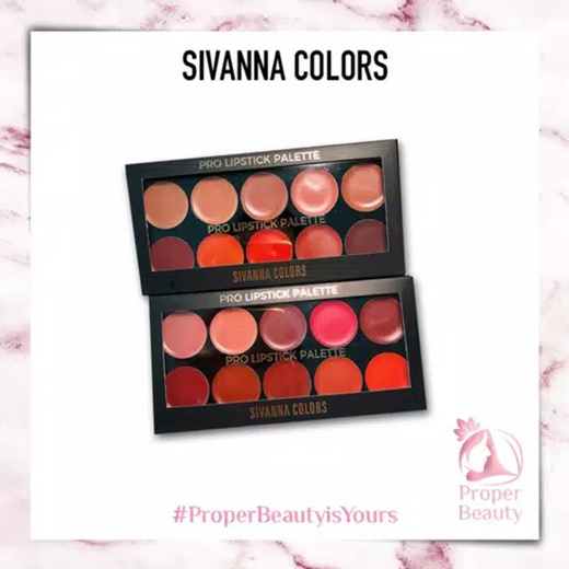 sivanna colors lipstick palette