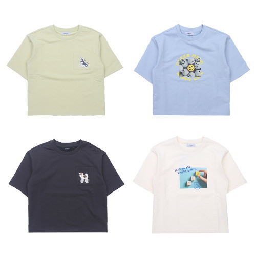 Qoo10 - [Polham Kids] Graphic Short Sleeve T-shirt [PKB3TS1210 ...