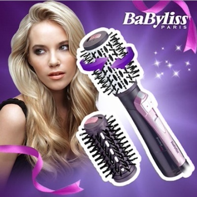 BaByliss] AS550K NEW Auto Hair Brush 35mm 50mm Big Hair Rotating Styler / Curler fan AS