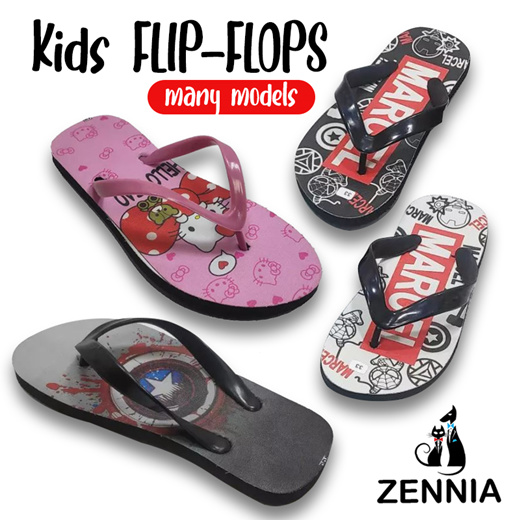 kids in flip flops