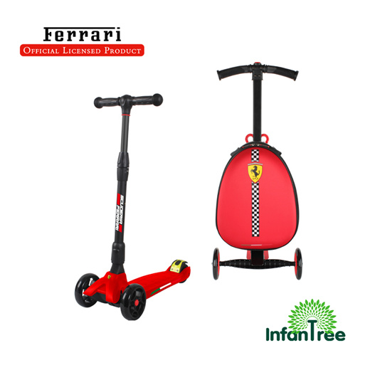 ferrari luggage scooter