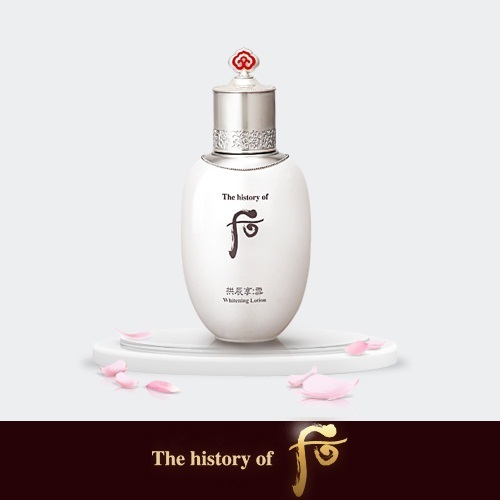 the history of whoo whitening lotion