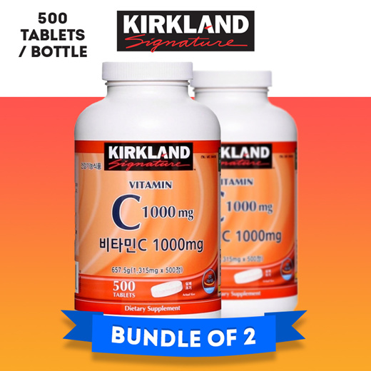 Qoo10 Bundle Of 2 Kirkland Signature Vitamin C Health Medical