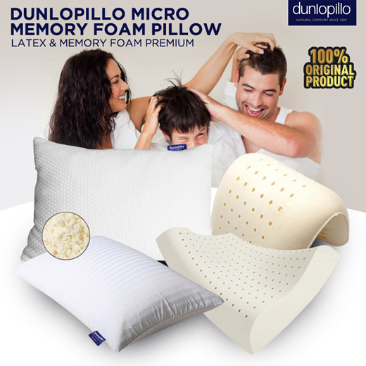 dunlopillo latex foam pillow