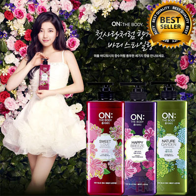 [3 x 900ml] Korea TOP Selling Body Wash On:the Body Perfume Body Wash 900ml