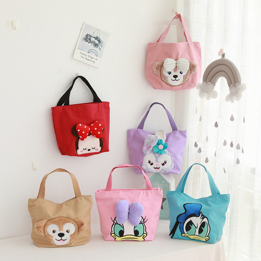 cartoon insulation bag Korean version Stitch cute lunch box bag barbecue  handbag Outdoor ice tote bag - Realistic Reborn Dolls for Sale