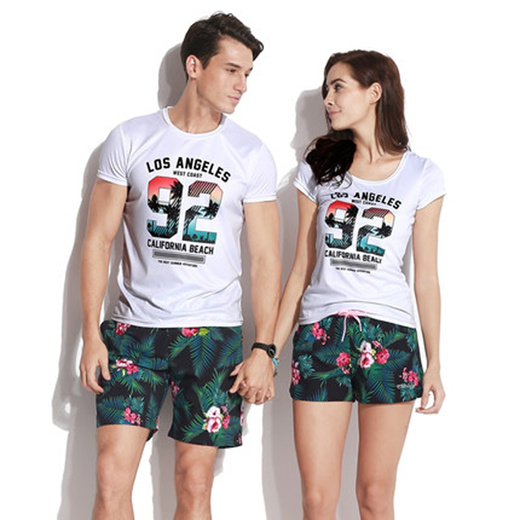 couple swim shorts