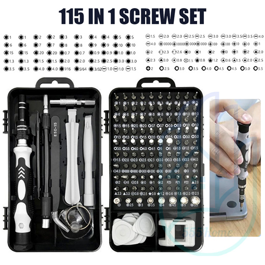 [SG] 115 in 1 Precision Screwdriver Set/Handy DIY Tool Kit/Repair Installation Computer Mobile Phone
