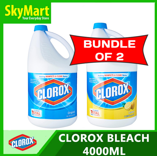 Clorox Original Liquid Bleach 4l Tesco Groceries