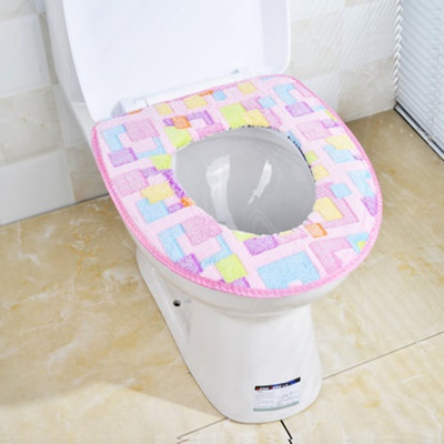 pink padded toilet seat