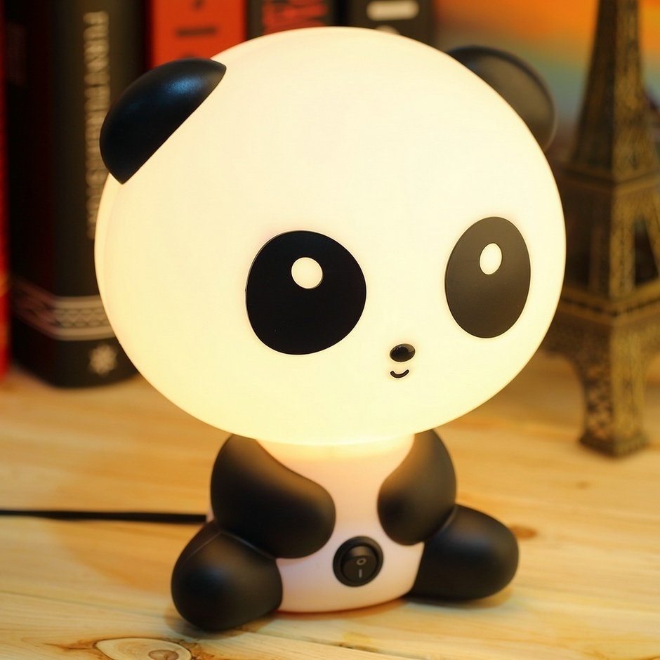 Qoo10 Kungfu Panda Cartoon Kids Bed Desk Table Lamp Night