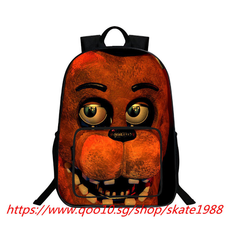 Qoo10 3d Backpacks Five Nights At Freddy Charaters Printing Cool Children Sc Kids Fashion - qoo10 roblox stardust ethical game printed children t shirts kids funny red kids fashion