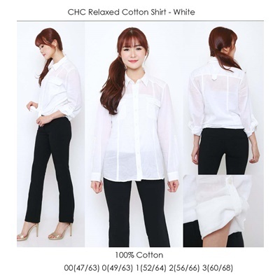 CHC Relaxed Cotton White