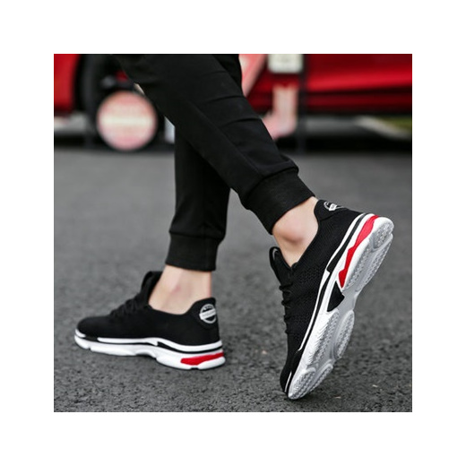 new fashion men's casual running sport shoes man breathable flats shoes