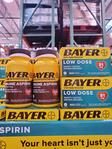 $$Domestic Super Special $$ Genuine Bayer Aspirin 81mg 400 Tablets, 325mg 500 Tablets Bayer Asprin