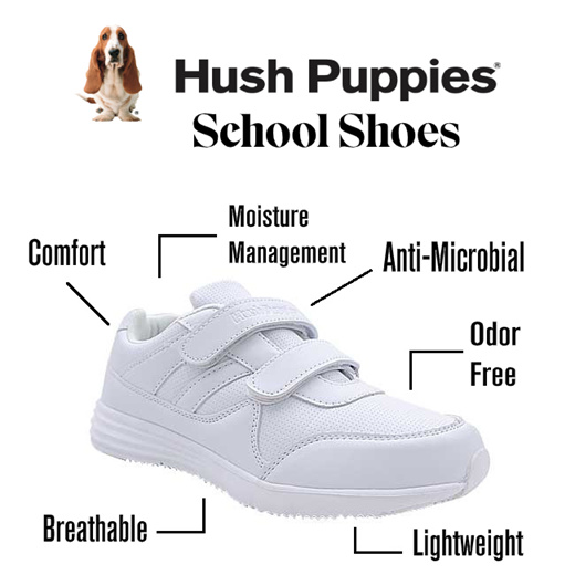 hush puppies black school shoes