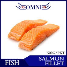 [Omni Frozen] Salmon Fillet - +/- 500g