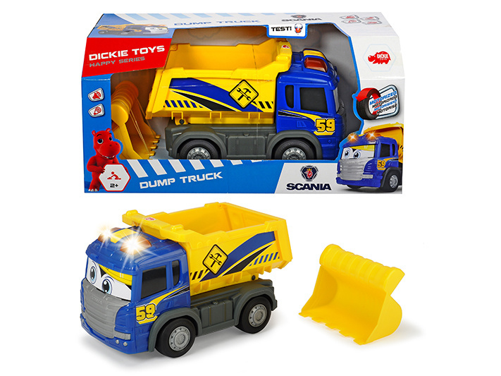 dickie toys happy scania garbage truck
