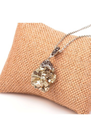 Women s Fashion Jewelry Necklace Raw pyrite stone necklace