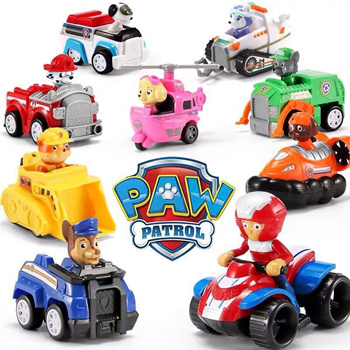 Qoo10 - sale Paw Patrol Cars Toys Set With PullBack Function Vehicle ...