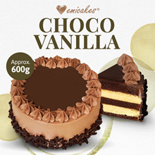 [Emicakes] Choco Vanilla | Approx 600g | 5-8pax