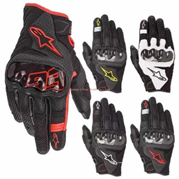Alpinestar st mesh leather gloves carbon protector rider gloves motorcycle racing
