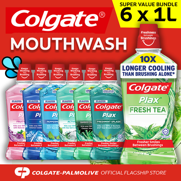 Colgate Plax Mouthwash 1L Deals for only S$59 instead of S$59