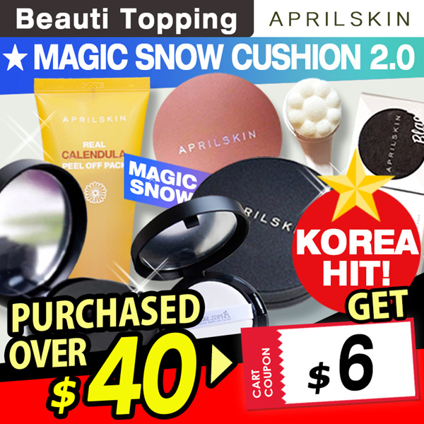 ONLY 1-DAY SUPER DEAL SAVE $40![APRILSKIN]?Magic Snow Cushion 2.0?April Skin All Item Collection Deals for only S$46.62 instead of S$46.62