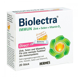 헤어메스 바이오렉트라 이뮨 다이렉트 20포 6팩 오렌지 HERMES Biolectra Immun Direct Pellets 20 pc.