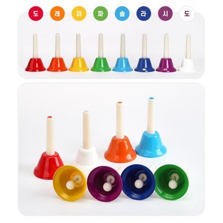 Qoo10 - Children's group performance rainbow handbell 8-tone bells ...