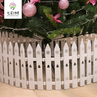 Qoo10 Christmas White Fence Christmas Tree Bottom Bottom Decoration White Fe Furniture Deco