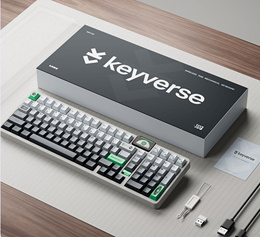 KEYVERSE infi100 98排列 全铝机身 三种连接方式  机械键盘