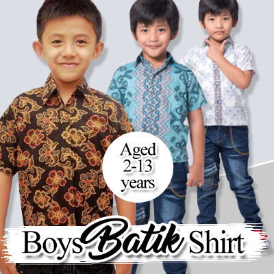 Qoo10 Baju anak kemeja batik anak laki laki umur 2 13 