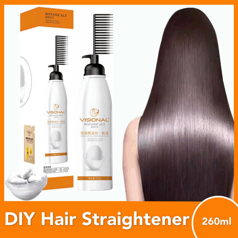 permanent hair straightening cream at home