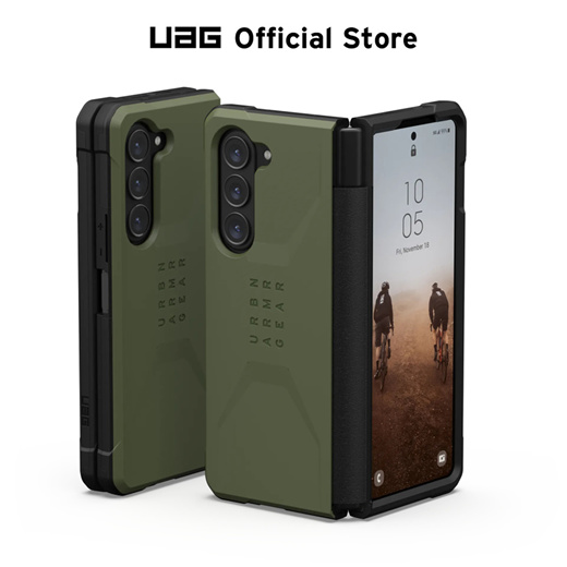 UAG Samsung Galaxy S23 FE Case Pathfinder Olive Drab, Rugged Drop