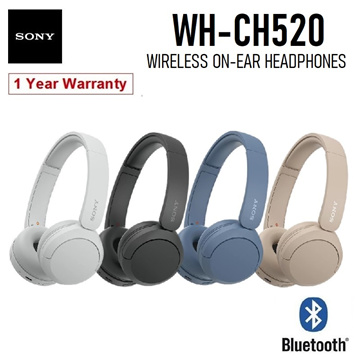 Sony Over-Ear Wireless Headphones with Microphone, Blue- WH-CH520, Best  price in Egypt