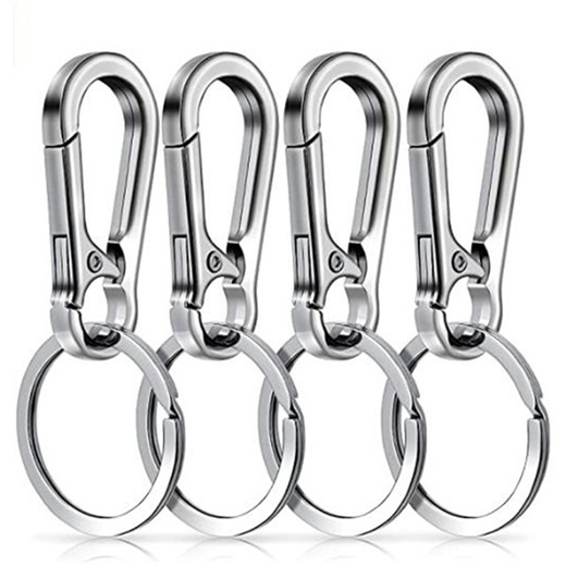 Qoo10 - Metal Keychain Carabiner Clip Keyring Key Ring Chain Clips Hook ...