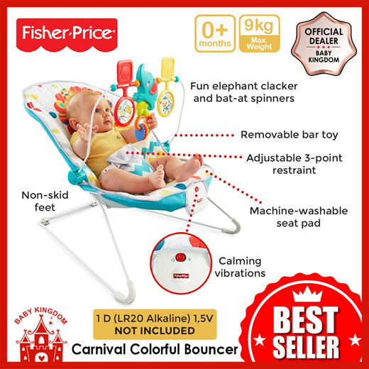 fisher price colorful carnival bouncer