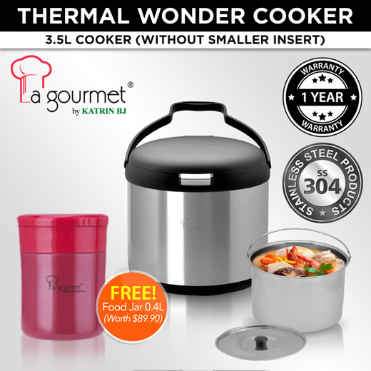 la gourmet 3.5 l thermal cooker