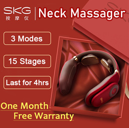 SKG 4356E-Neck Massager-White-Smart Cervical Shoulder Massager 