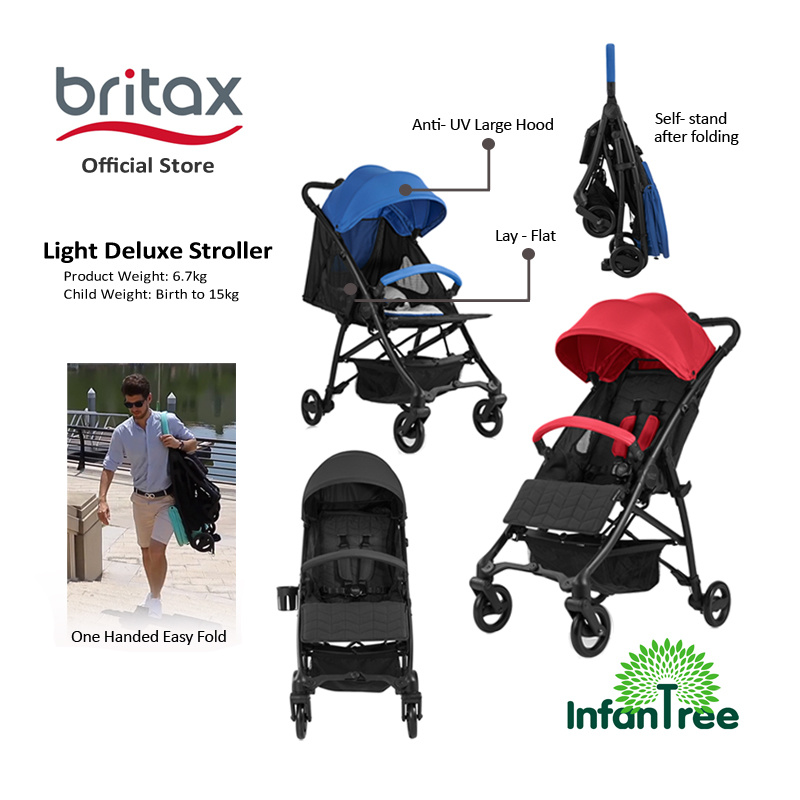 britax light deluxe stroller