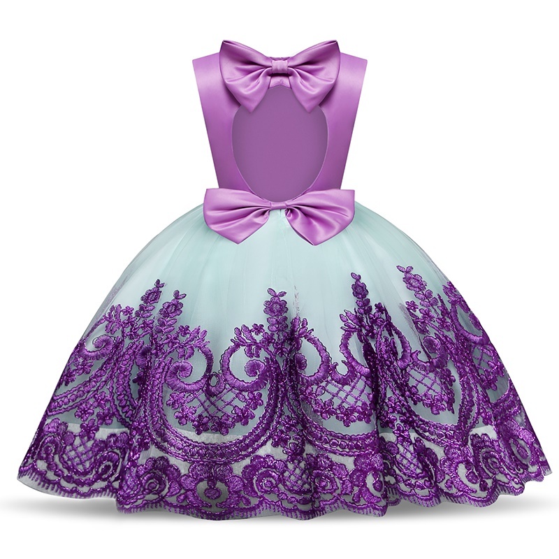 purple infant dress