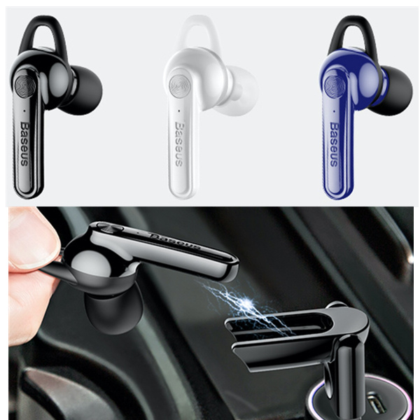 BASEUS Magnetic Bluetooth In-Ear Earphone USB Automatic Charge Earpiece iPhone XS SAMSUNG HUWEI Deals for only S$29 instead of S$29