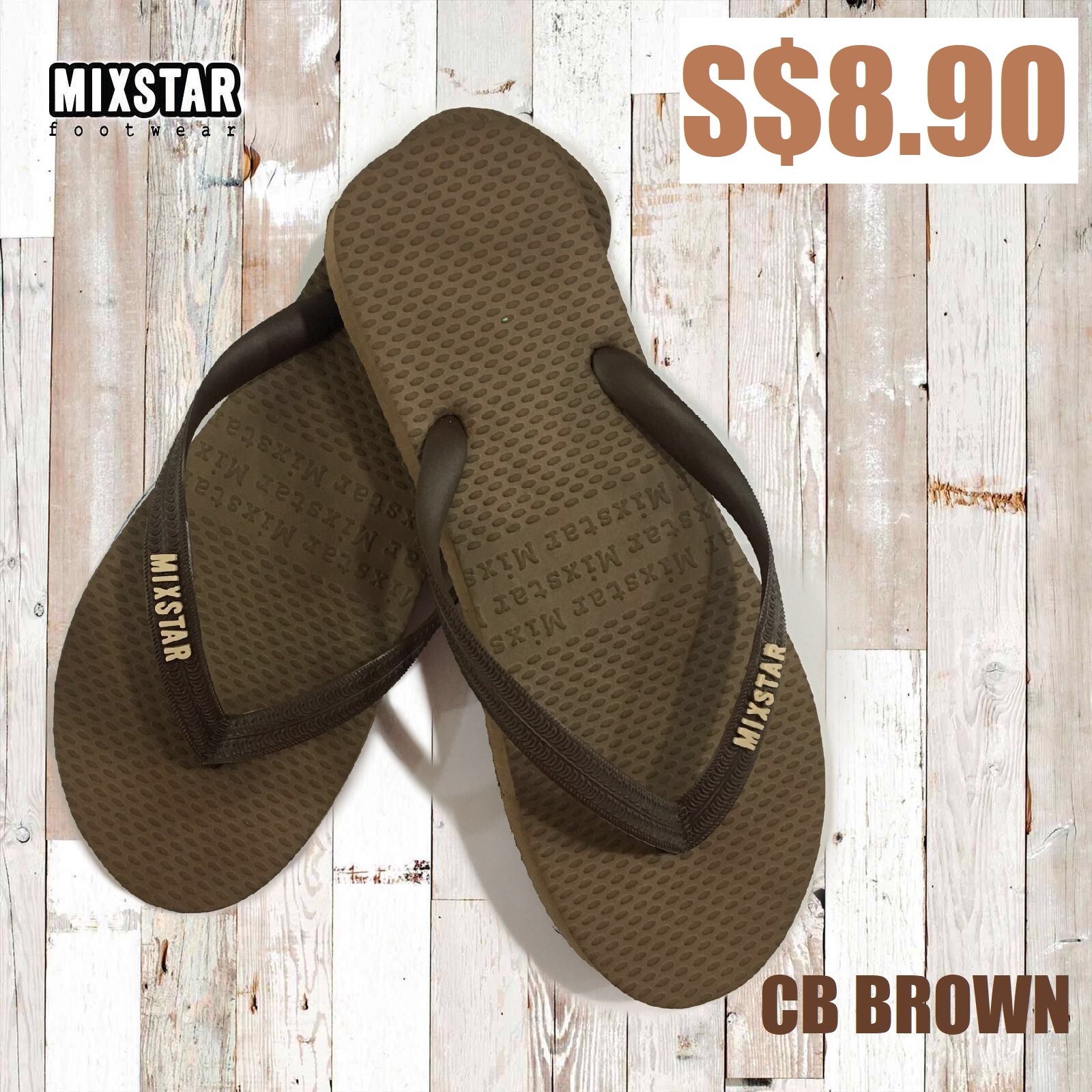 Qoo10 - Mixstar Rubber Slippers : Men's 