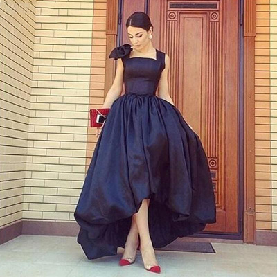 Fashion Black Puffy Formal Skirts Gown Women Custom Made Floor Length Long Maxi Skirt Asymmetrical H