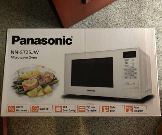 panasonic microwave nn st25jw