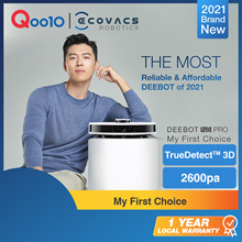 [2021NEW]ECOVACS DEEBOT N8 Pro Robot Vacuum Cleaner TrueDetect 3D Mapping 1 Year Local Warranty