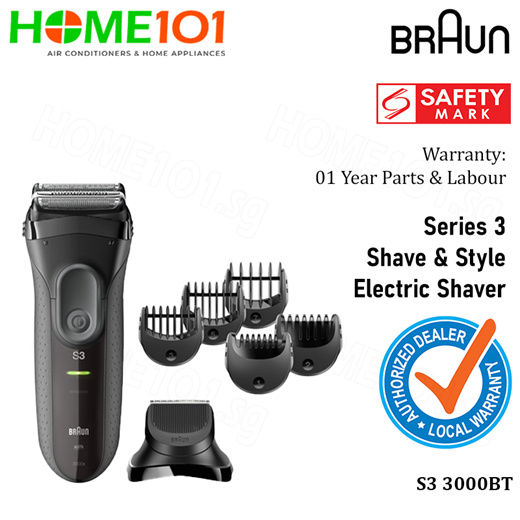 braun s3 shave and style 3000bt